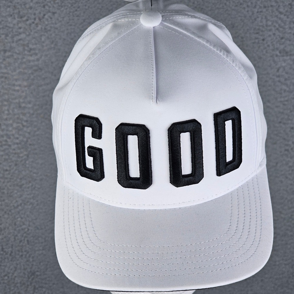 Good Good Golf Team Good Varsity Hat White Snapback Cap GG140 Mens New